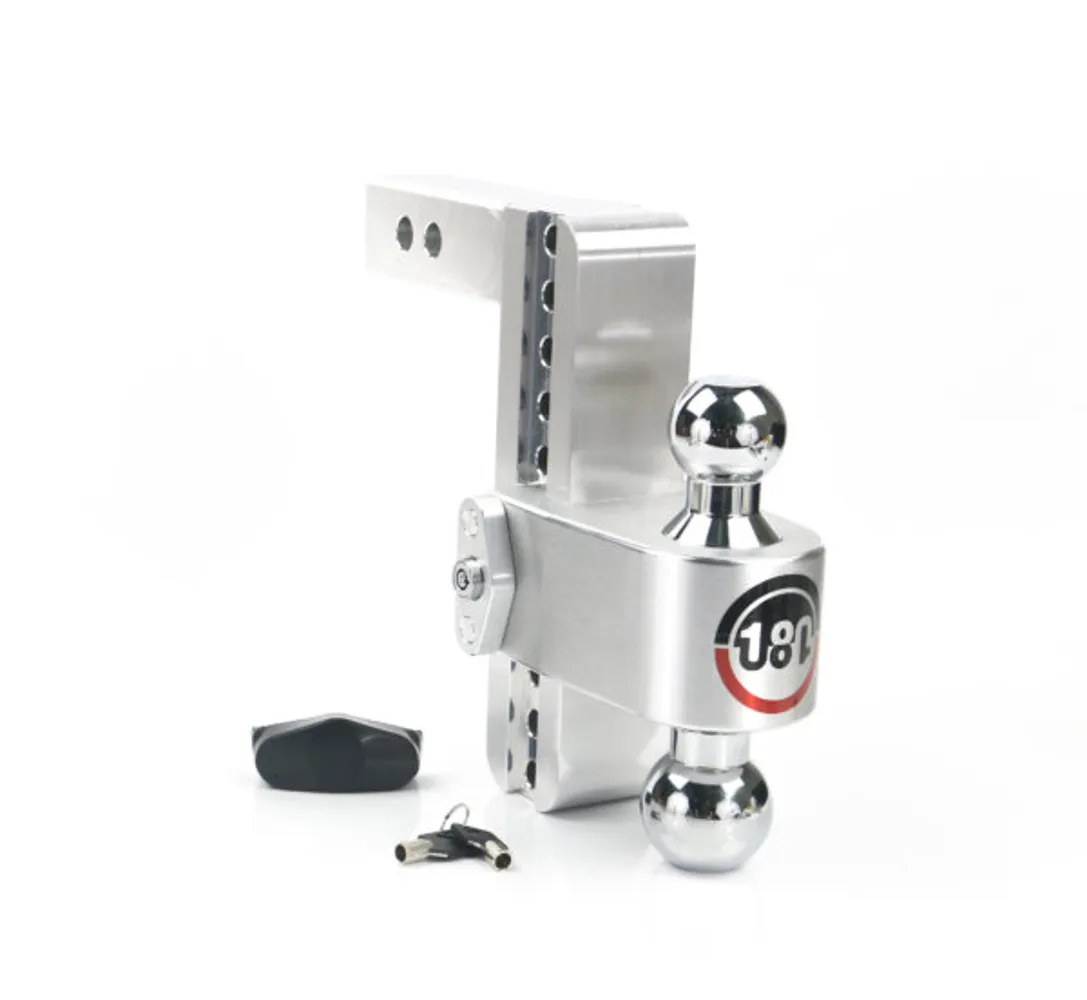 Weigh Safe 180 Turnover Ball 8 Drop Hitch w/ 2 Shank Keyed Alike Ws05 Included