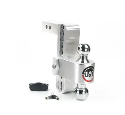 Weigh Safe 180 Turnover Ball 8 Drop Hitch w/ 2 Shank Keyed Alike Ws05 Included