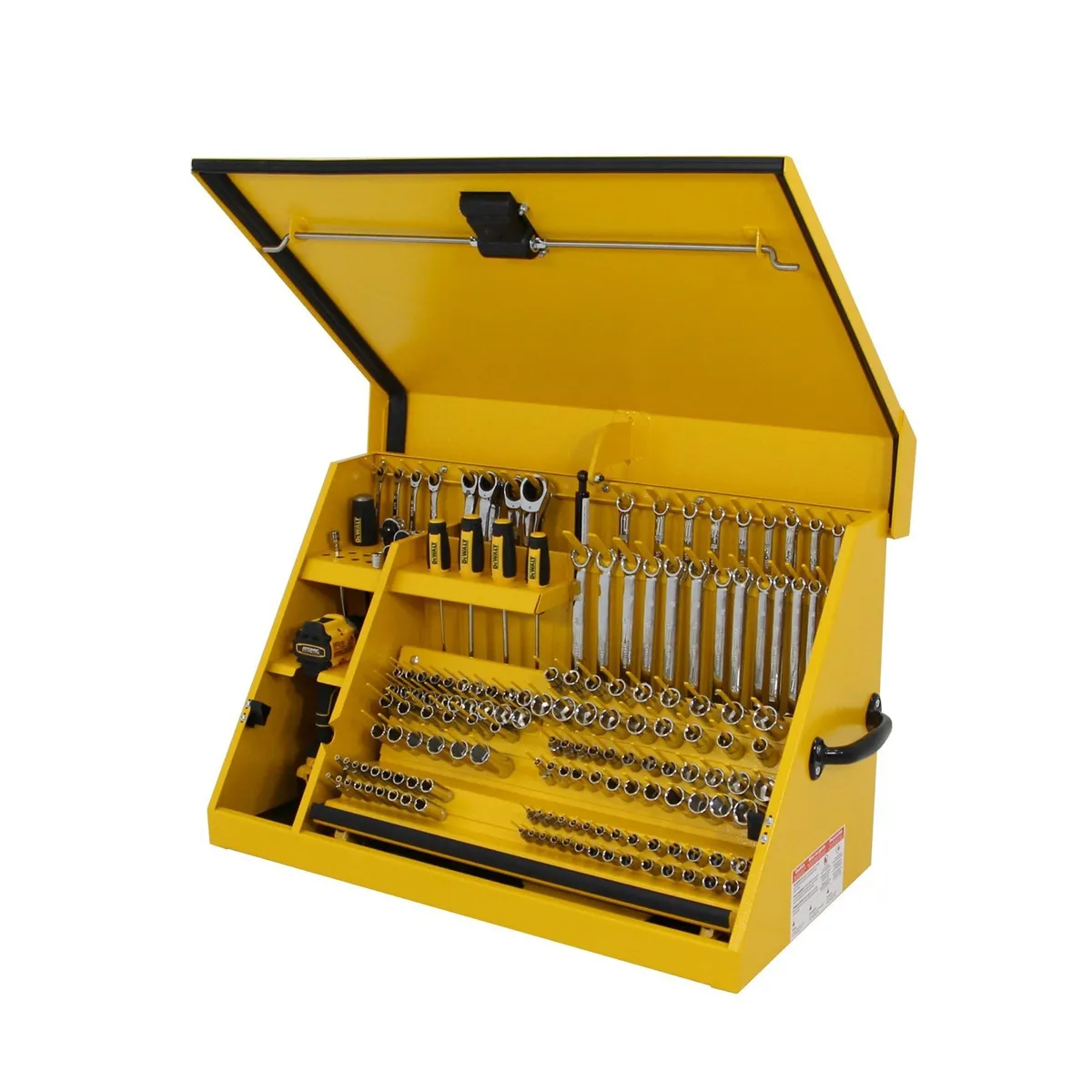 Montezuma 30 x 15in Steel Dewalt Triangle Toolboxyellow