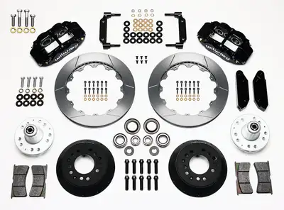 Wilwood Brakes 1968 - 1970 Ford, Mercury Forged Narrow Superlite 6R Big Brake Front Brake Kit (Hub) - 140-10219