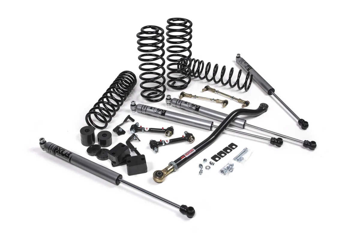 2018-2024 Jeep Wrangler JL J-Venture 3.5 Inch Lift Kit 4 Door w/Fox Adventure Series Shocks HD Rate Coils JSPEC product image