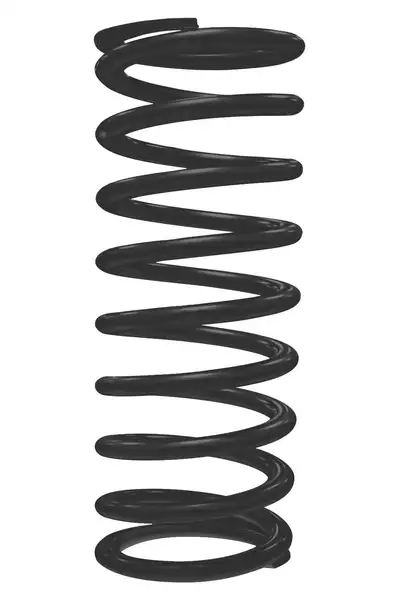 QA1 QA1 12HT500B Spring, Cr-Si High Travel 2-1/2 Id, 12 X 500 Lbs/In. Black Pwdr Coat