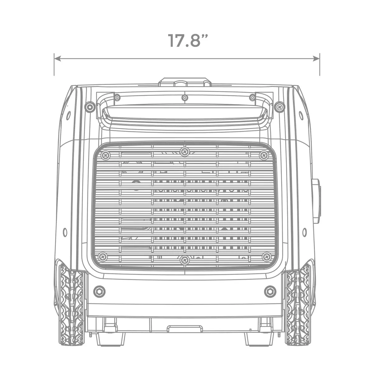 Inverter 3300/3000w Electric Start Parallel Ready Gas/Propane Portable Generator product image