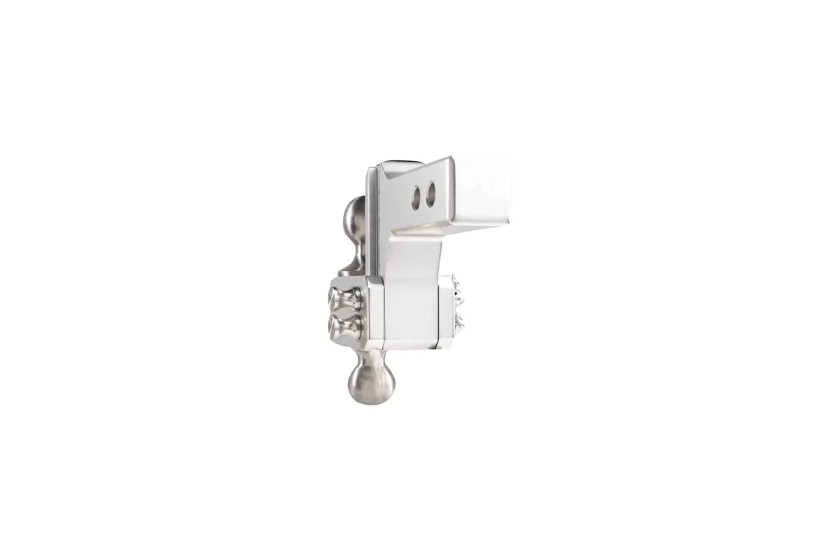 2.0" Aluminum Medium Duty Hitch 2" Drop/Rise w/ Stainless Steel Dual Ball product image