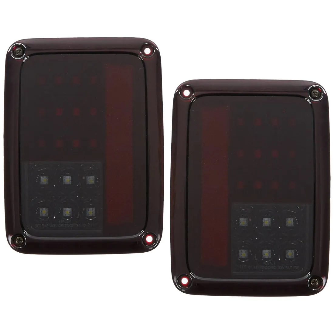 0718 JK Wrangler LED Taillightsred Lens Driver/Passenger product image