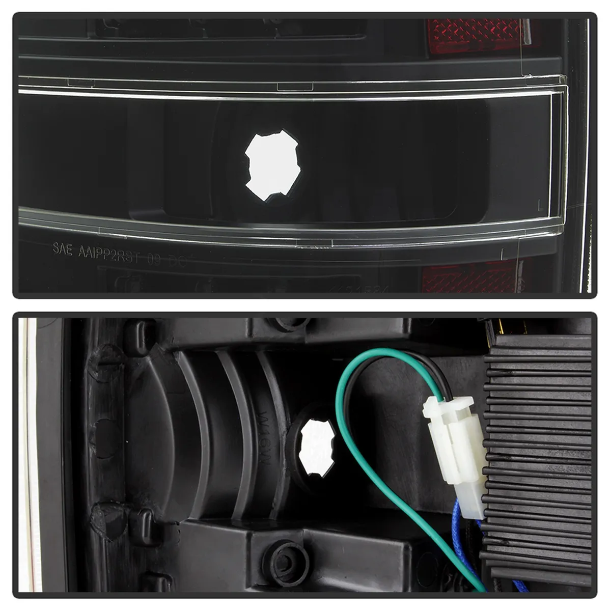 0914 F150light Bar LED Tail Lights Black product image