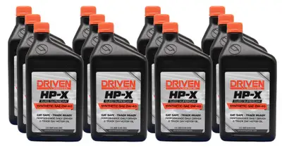 Driven Racing Oil HP-X EURO 0W40 Motor Oil Case 12/Qt