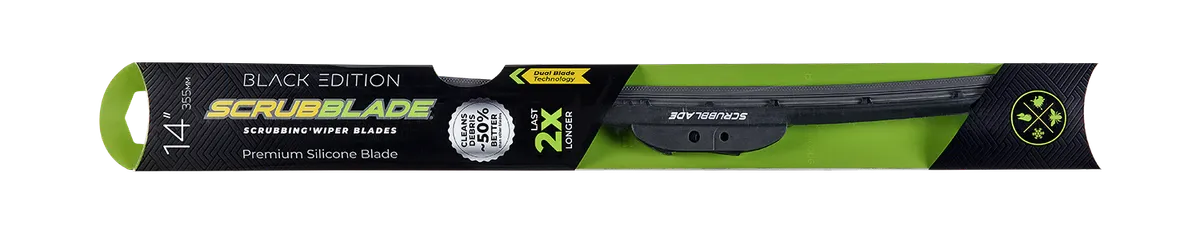 Scrubblade - 14 350mm Black Edition Silicone Wiper Blade - PB1400 product image