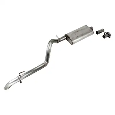 Pypes Performance exhaust Cat Back Exhaust System 91-01 Cherokee XJ Single Rear Exit 2.5 in Intermediate And Tail Pipe Street Pro Muffler/Hardware included Natural Finish 304 Stainless Steel Pypes Exhaust