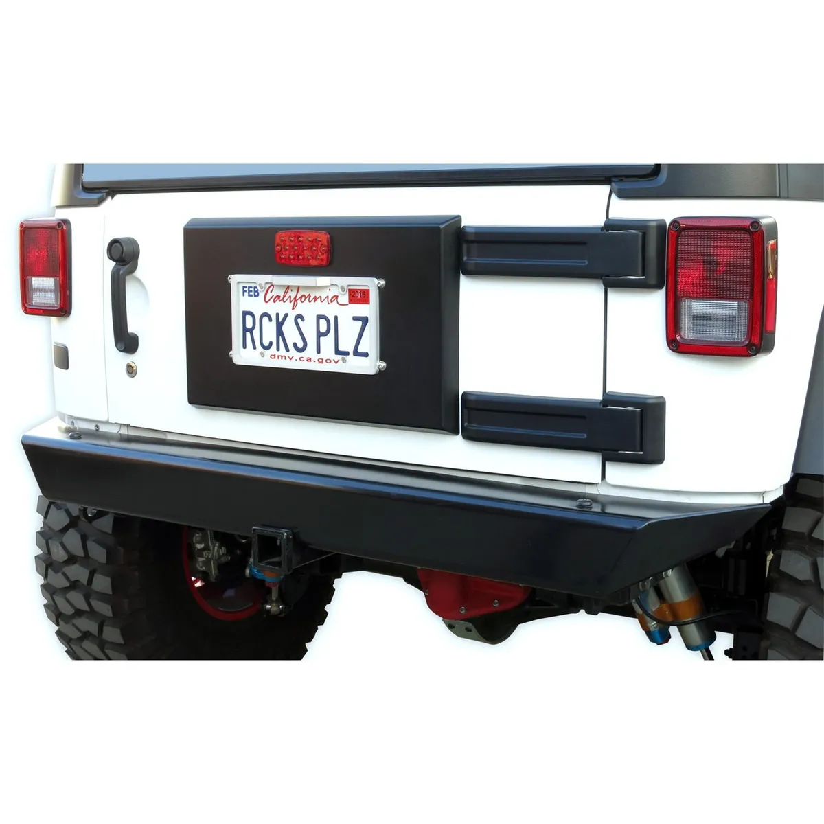 JK Spare Tire Mount Delete And Vent Cover Includes All Mounting Hardware RockJock 4x4 product image