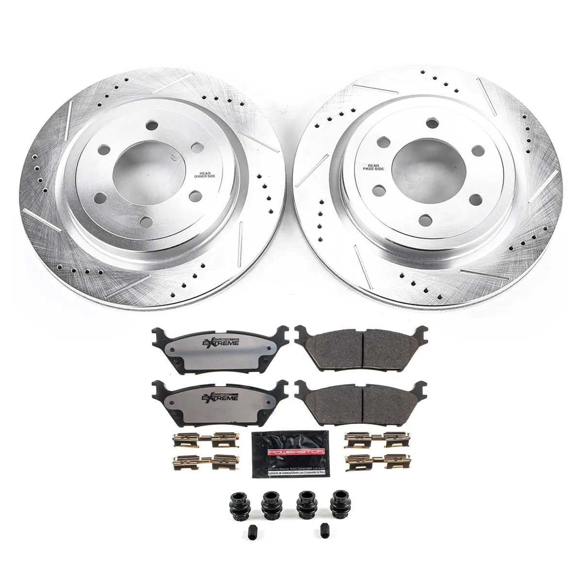 Z36 Truck/Tow Upgrade Kit: Drilled/Slotted Rotors; Carbon-Fiber Ceramic Pads W/Hardware product image