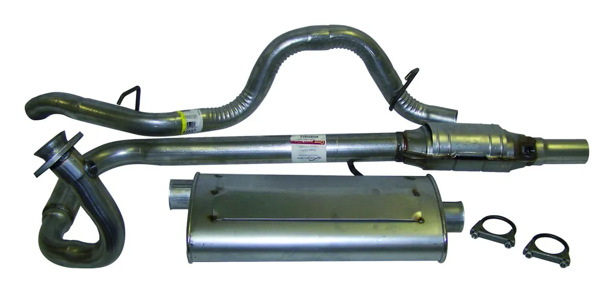 1997-2000 Wrangler TJ with 2.5L engine; Muffler & Tailpipe product image