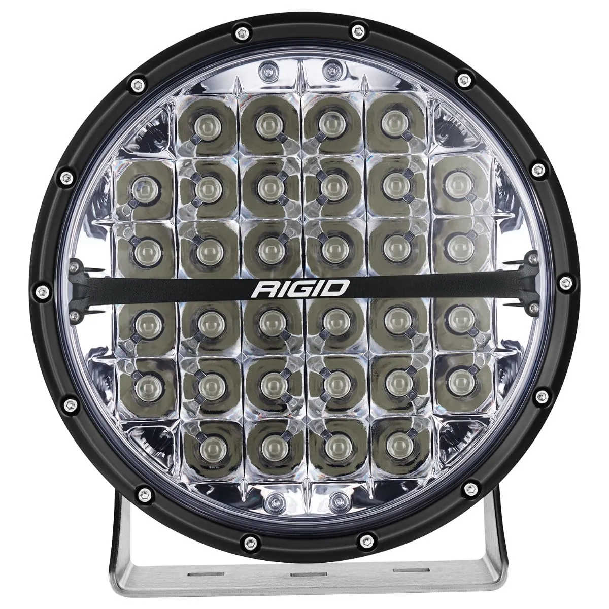 Rigid 360-Series 9 Inch Round LED Off-Road Spot Beam Pattern For Moderate Speed (20-50 Mph) And Rgbw Backlight Single product image