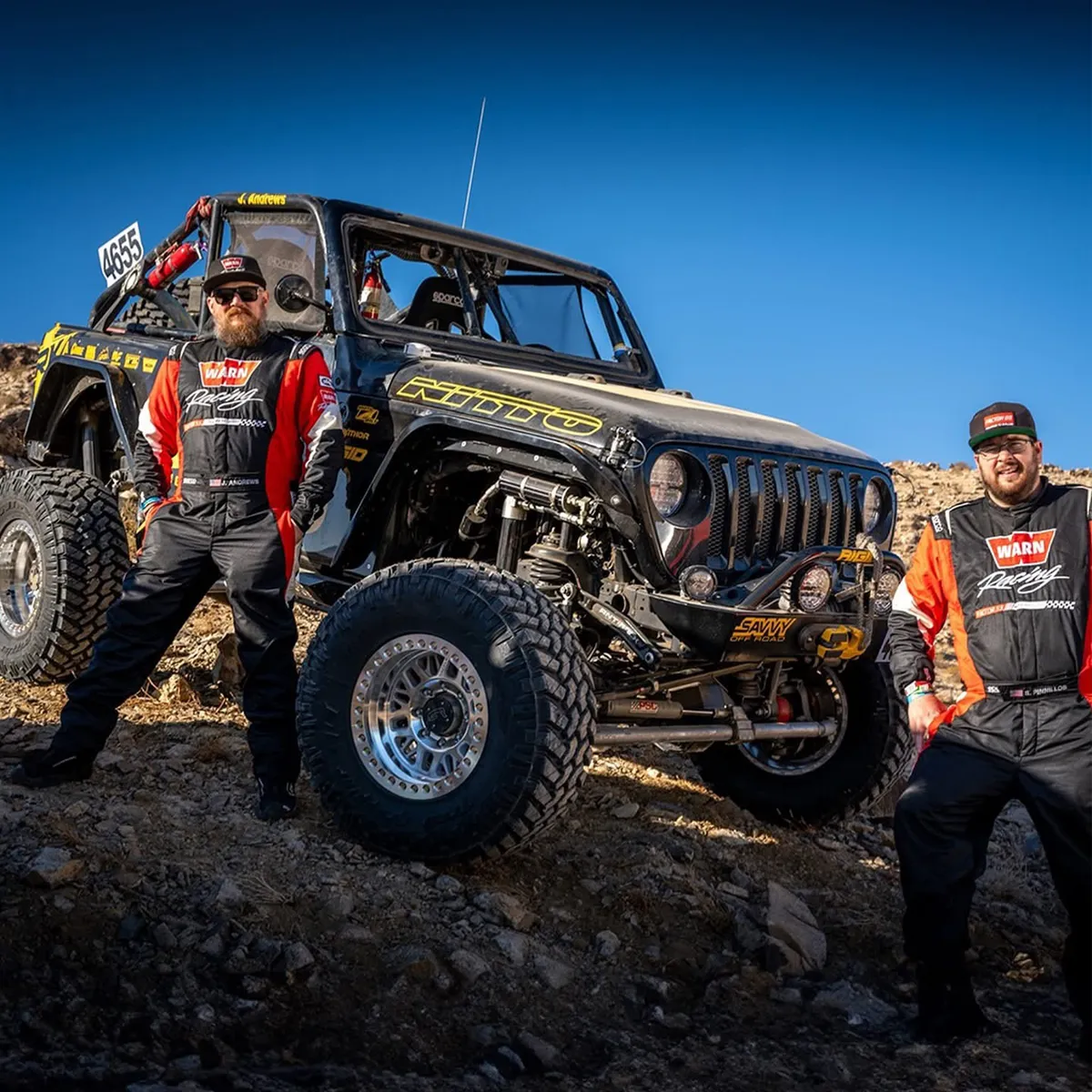 18c Wrangler/20c Gladiator Krawler Lite Front Bumper With Hoop Raw product image