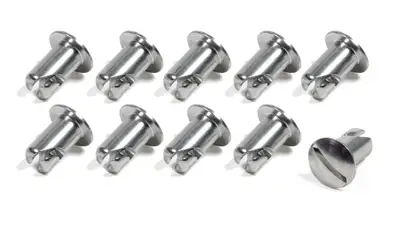 Triple X Race Components Oval Head Button Alum .500 Long 10 Pack