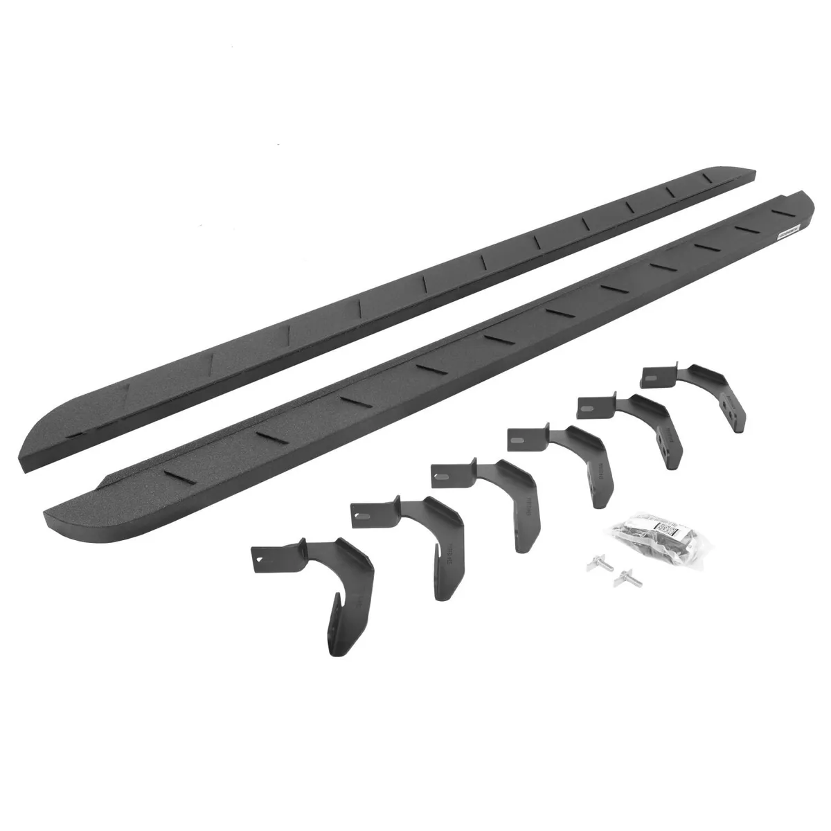 Go Rhino Go Rhino 63415087ST - RB10 Slim Line Running Boards With Mounting Brackets - Protective Bedliner Coating