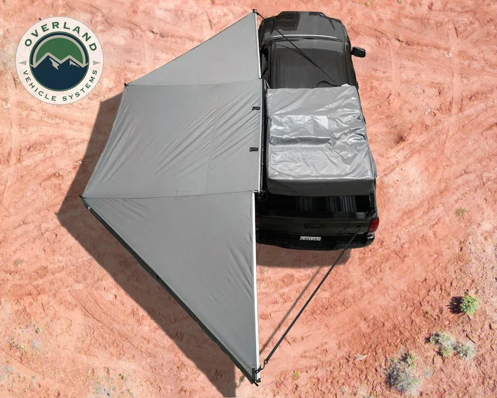 Overland Vehicle Systems Nomadic 270-Degree Awning, Dark Gray w/Black Transit Cover, Passenger Side product image