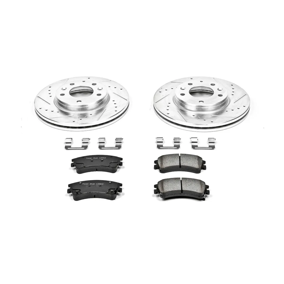 Z23 Evolution Sport Upgrade Kit: Drilled/Slotted Rotors; Carbon-Fiber Ceramic Pads W/Hardware product image
