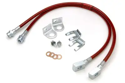 JKS HD Extended Brake Line 1987-1995 Jeep Wrangler YJ JKS Manufacturing