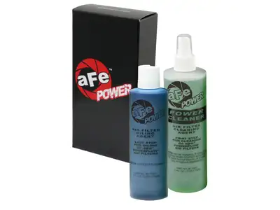 aFe Power Air Filter Restore Kit 8 oz Oil (Blue) & 12 oz Power Cleaner (Squeeze Bottle)
