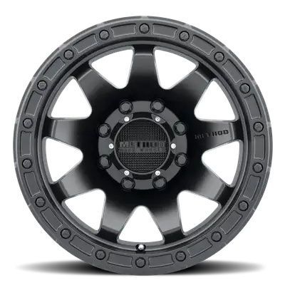 Method Race Wheels Aluminum Wheels 20x9 MR317 Bolt Pattern 8 On 170 Offset 18 Lip Size 0.83 Matte Black MB Method