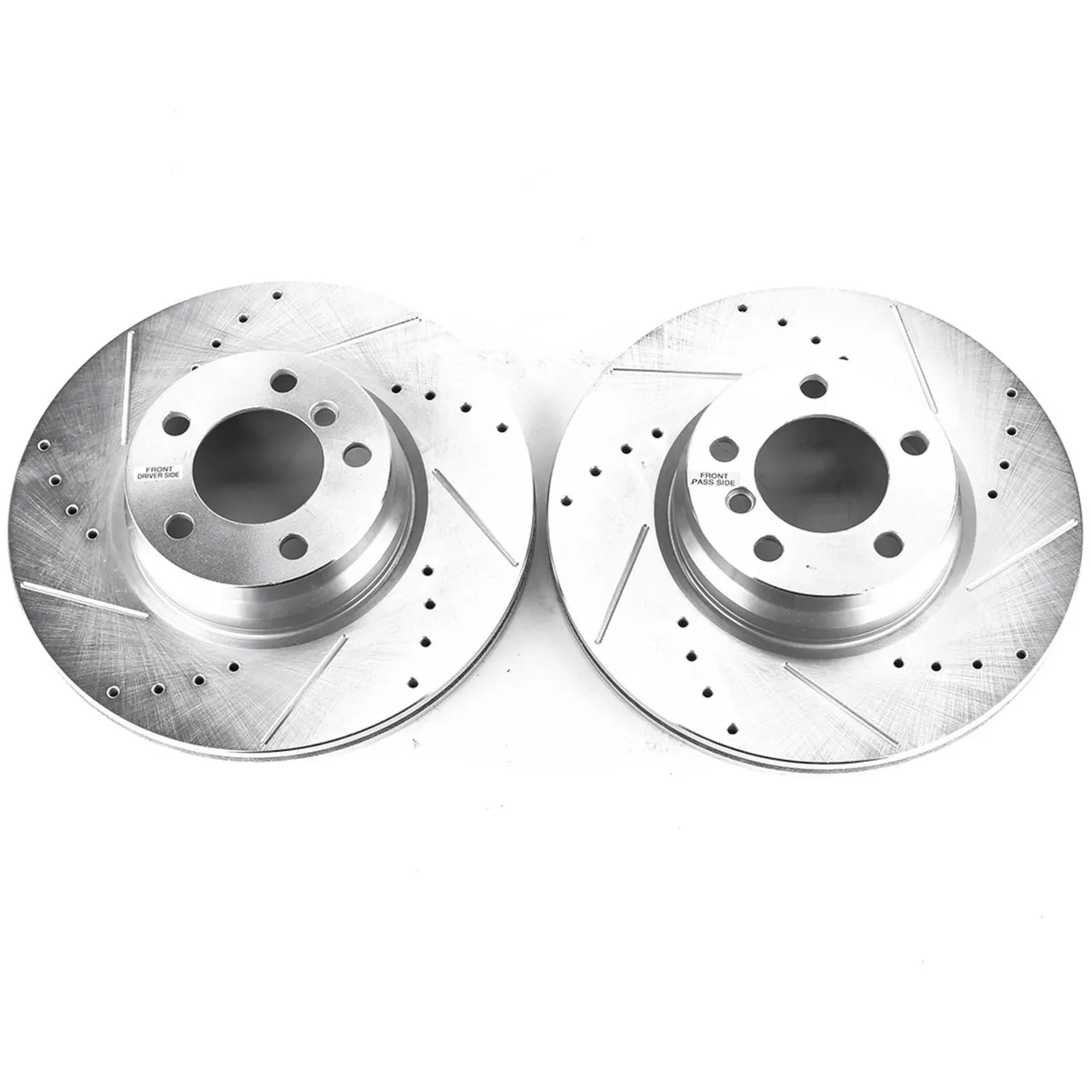 Evolution Drilled/Slotted Zinc Plated Rotors (Pair) product image