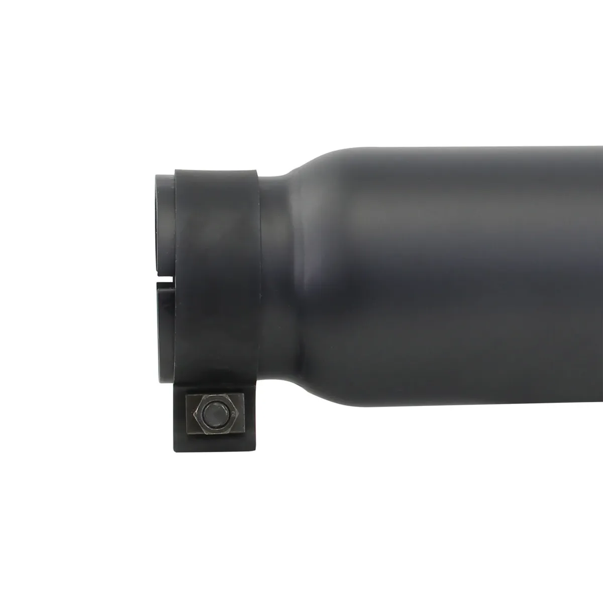 Go Rhino GRT3414B - Black Powder Coated Stainless Steel Exhaust Tip - Textured Black product image