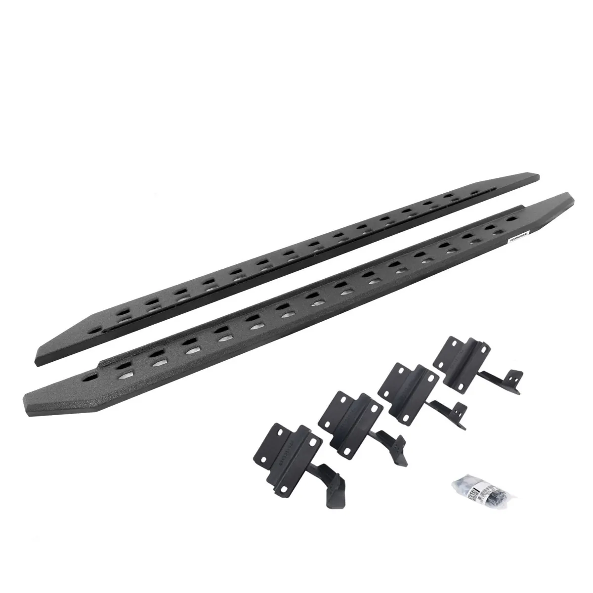 Go Rhino 69417780ST - RB10 Slim Line Running Boards With Mounting Brackets - Protective Bedliner Coating product image