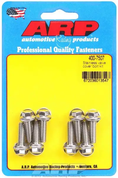 ARP Auto Racing S/S Valve Cover Bolt Kit 1/4in- 20 6pt. (8)