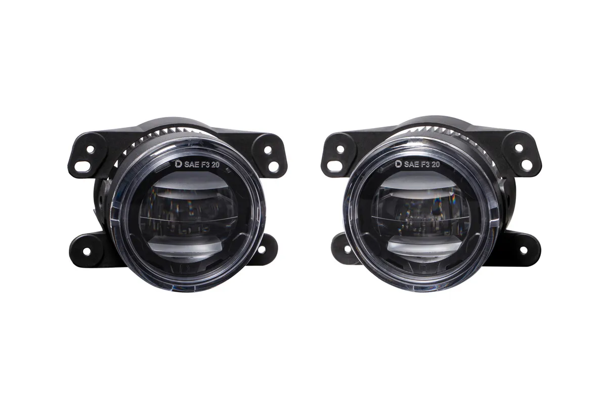 Diode Dynamics Elite Type M Fog Lamp, White - Pair - JT Overland/Rubicon and JL Sahara/Rubicon w/ Plastic Bumper / JK product image