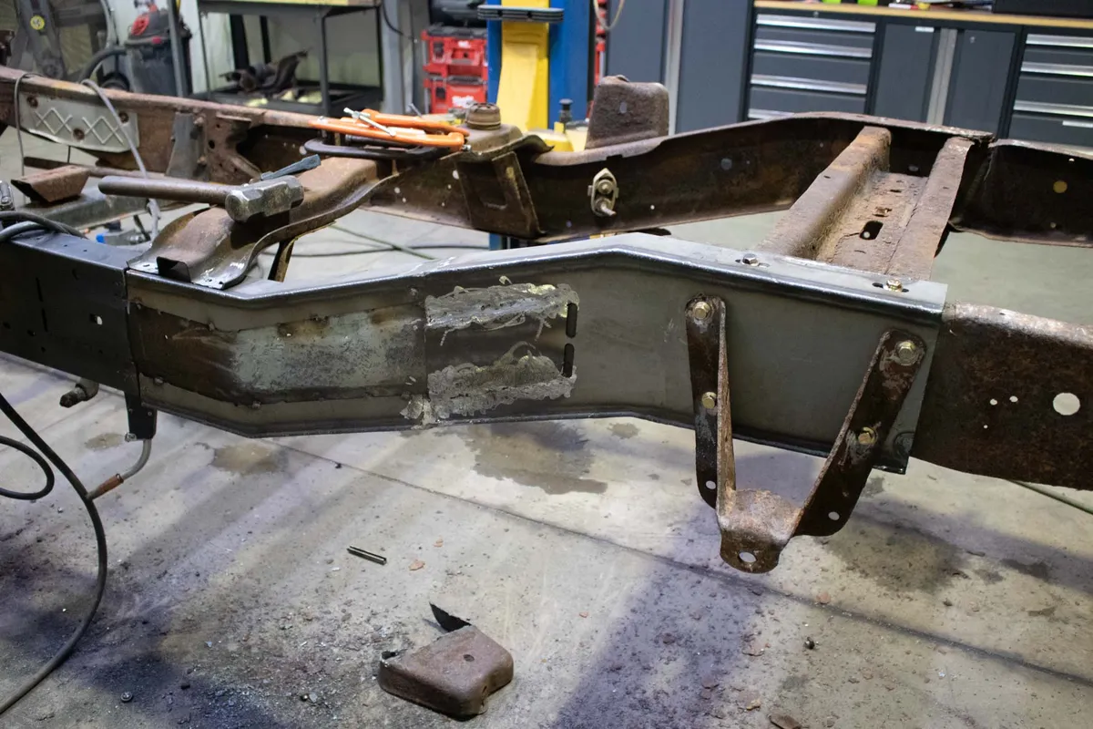 Leaf Spring Frame Repair Kit Driver Side For 97-03 Ford F-150 Rust Buster Frameworks product image