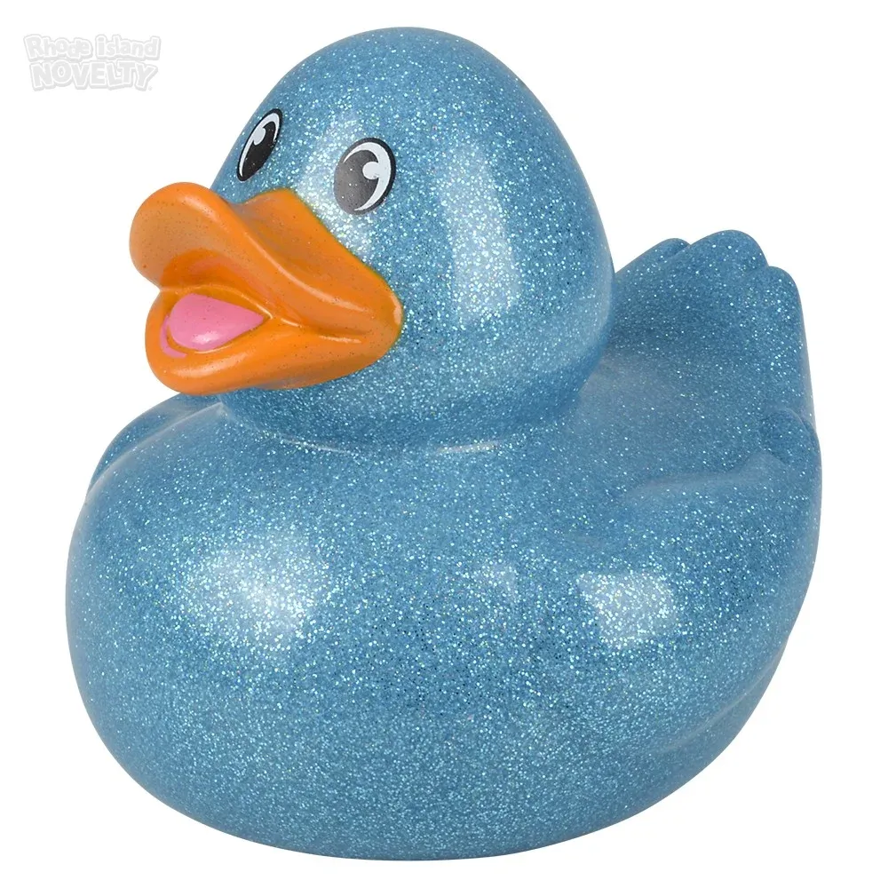 Big Rubber Glitter Ducky Collectible 6\" product image