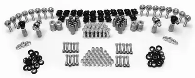 Steinjager Steinjäger Builders Kit Rod End Kits 3/4-16 x 5/8 RH and LH Chrome Moly Housing, Nylon Race Fits 1.250 x 0.095 Tubing 20 Rod Ends