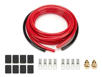 Quickcar Racing Products Battery Cable Kit 4 Gaug e Side Mt