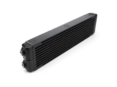 CSF Cooling - Racing & High Performance Division Universal Dual-Pass Oil Cooler w Direct Fitment for Porsche 911 center front oil cooler RS Style - M22 x 1.5 connections - 24 ftL x 5.75 ftH x 2.16 ftW