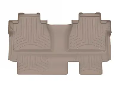 Weathertech 2014 - 2021 Toyota Tundra Tan Rear FloorLiner HP Double Cab Carpeted Floor No Under-Seat Storage
