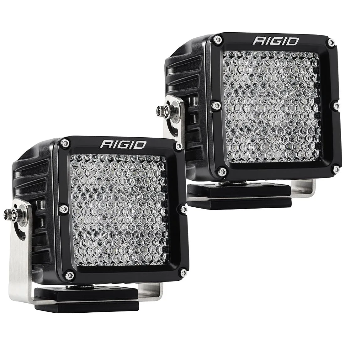 Rigid D-Xl Pro LED Light, Flood Diffused, Surface Mount, Black Housing, Pair product image