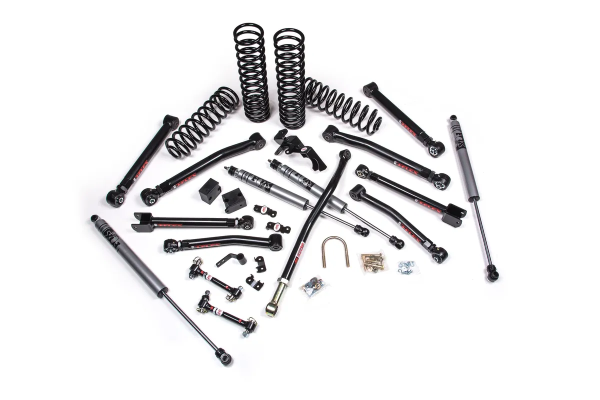 0718 Jeep Wrangler JK 4dr 2.5in Jkrawl Lift Kitfox 2.5 Pes R/R Dsc Shocks 4wd product image