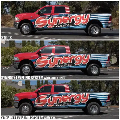 Synergy Manufacturing Ram 13+ 3500 Leveling System Synergy MFG