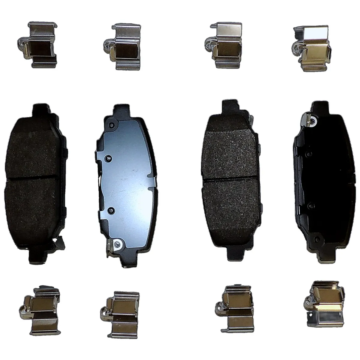 Crown Automotive Jeep Replacement Disc Brake Pad; Rear; Includes Brake Pads and Springs; w/ 12.9 in. Rear Brake Rotors;