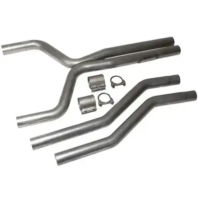 BBK Performance 2010-2011 Camaro v6 2-12 Mid X-Pipe Aluminized