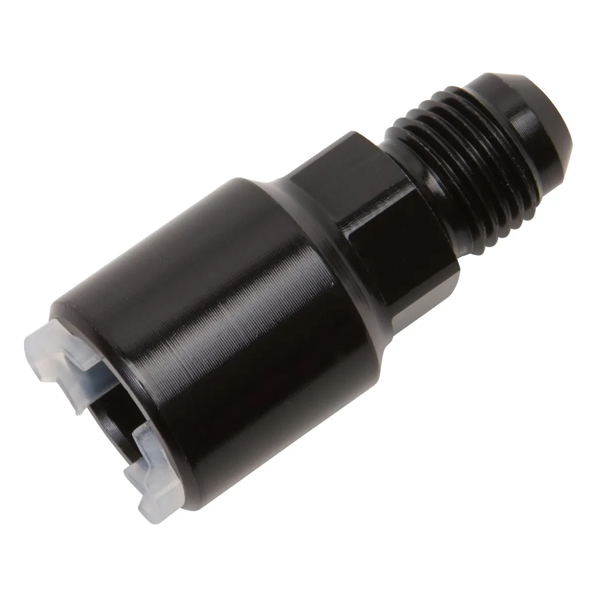 Push-On EFI Fitting #6 to 3/8in Hard Tube Black product image