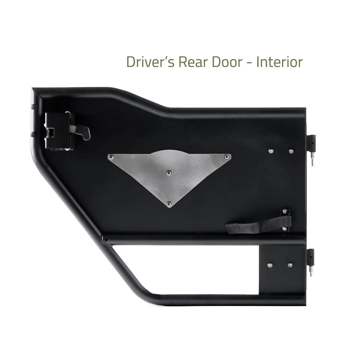 18c Wrangler/Gladiator Jl/Jt Mission Doors Black Front Pair product image