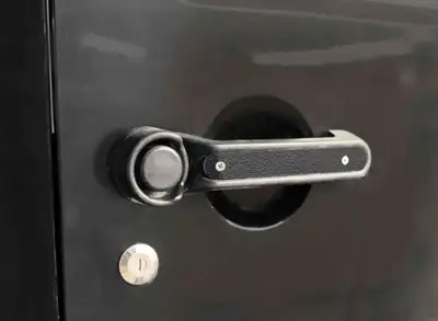 Steinjager Doors 2007-2018 Handle Accents 4 Doors Plus Tailgate Teturized Black