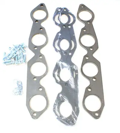 Patriot Exhaust Patriot Exhaust H7887 Header Flange Kit Chevrolet Big Block 2 1/4" Round Port 3/8"