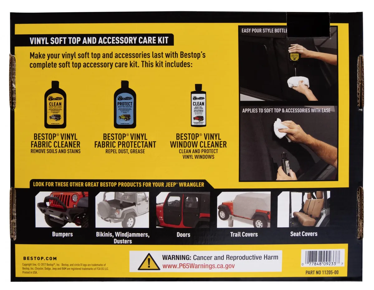 Bestop 11215-00 Bestop(R) Cleaner/Protectant Pack product image