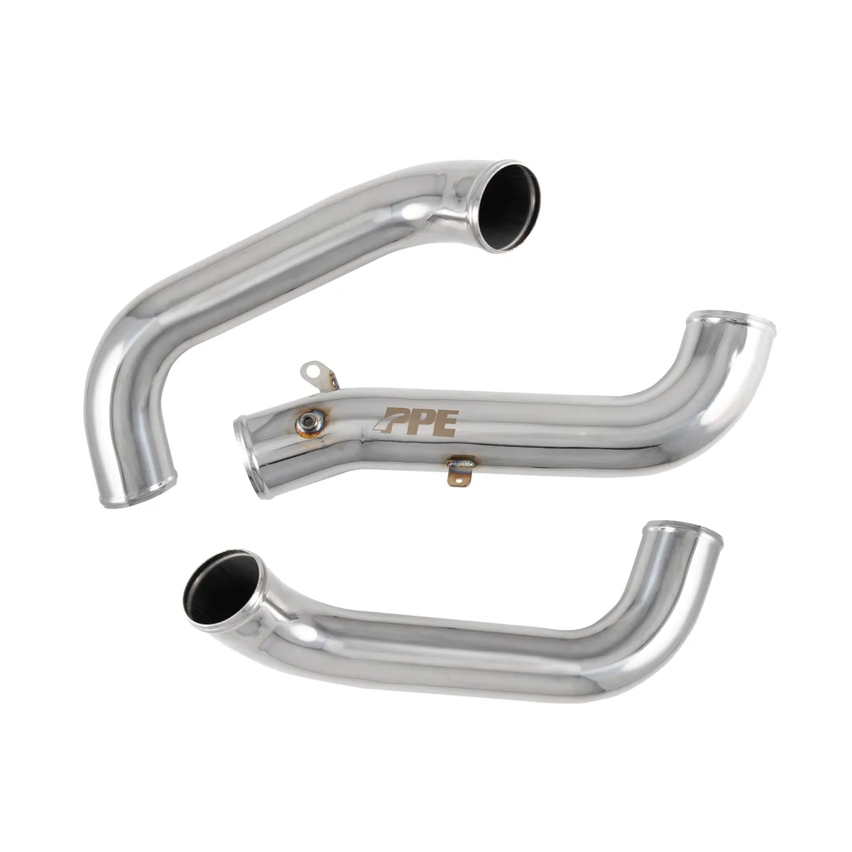 Charge Air Pipe Kit - GM 6.6L Duramax L5P 2017-2019 - Polished Pacific Performance Engineering product image