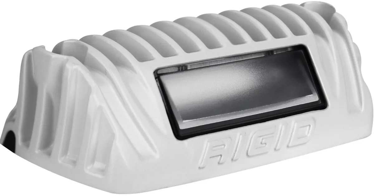 1x2 65 Degree DC Power Scene Light White Housing RIGID Industries product image