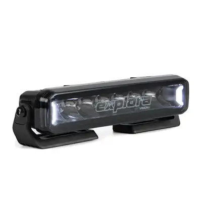 Vision X Lighting 10in Explora Light Bar Single Row w/ Dualcolor DRL & Wiring Harness