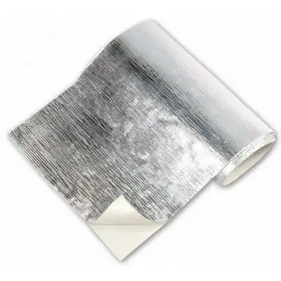 Thermo-Tec Products Heat Barrier 24 Inch x 36 Inch Up to 2000 Degree F Silver Adhesive Backed Thermo Tec